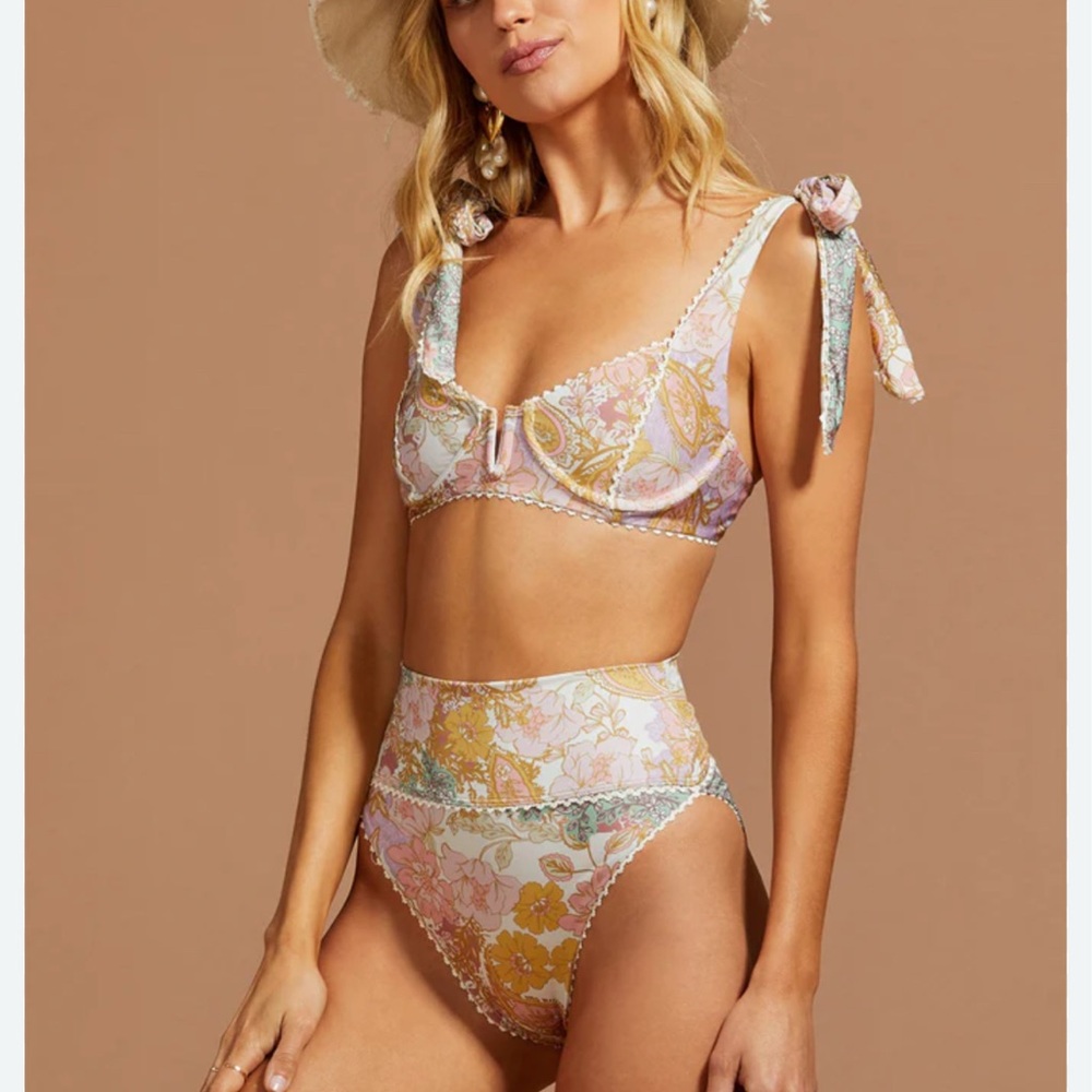 Beach Riot highway harvest Floral Bikini